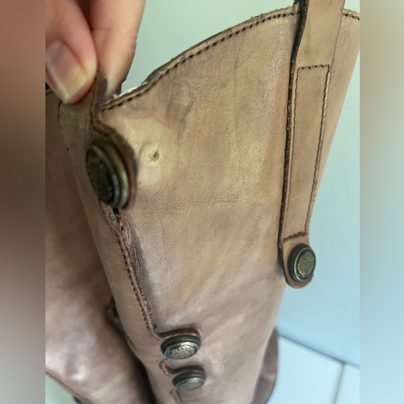 Arturo Chiang Tall Distressed Leather Riding Boot size 6.5 - Picture 8 of 12